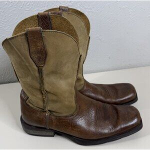 Ariat 11D Men's Brown Rambler Recon Earth Foothill Western Work Boots GUC